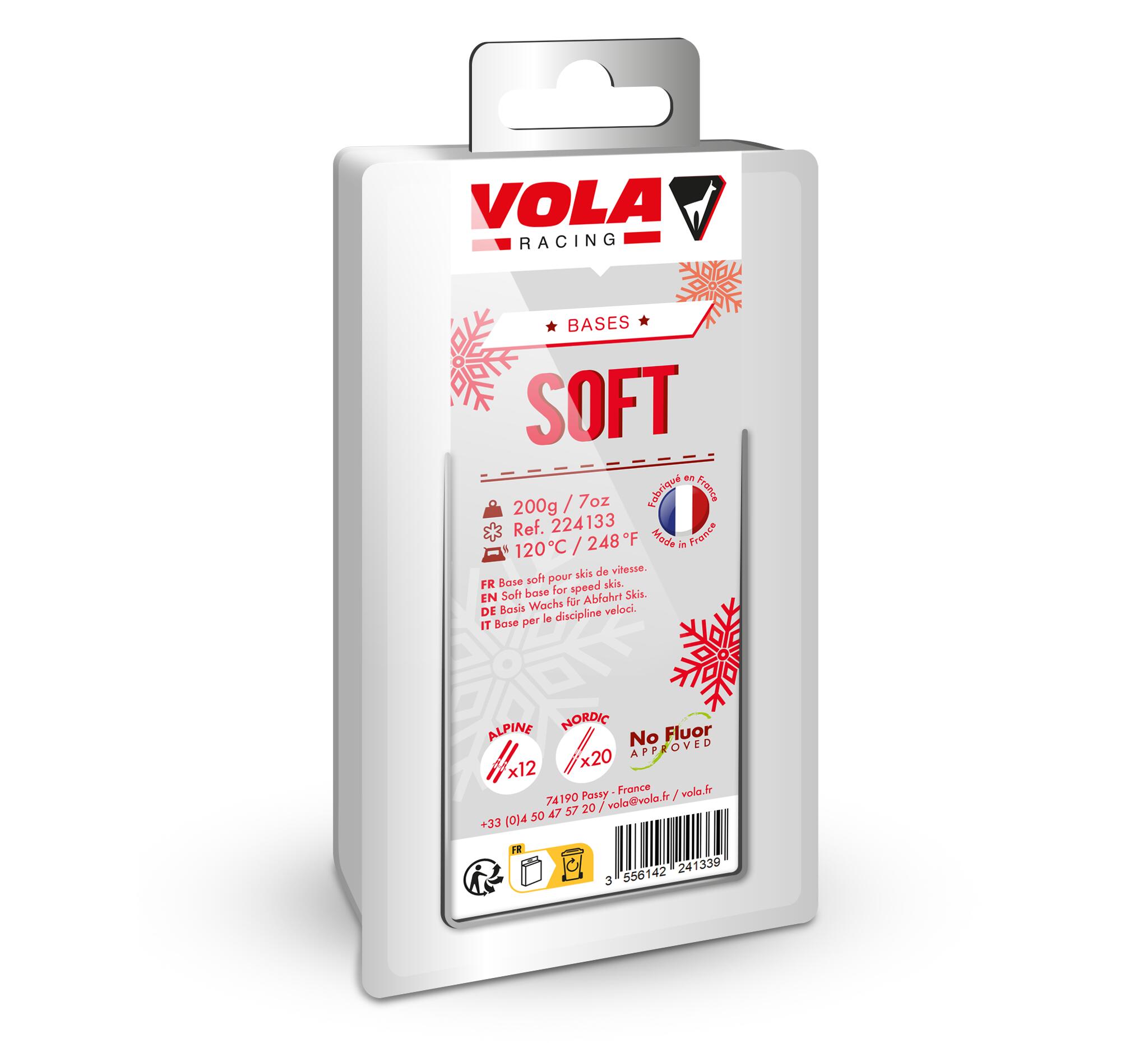 VOLA Wax voor speedski's Vola Bases Soft
