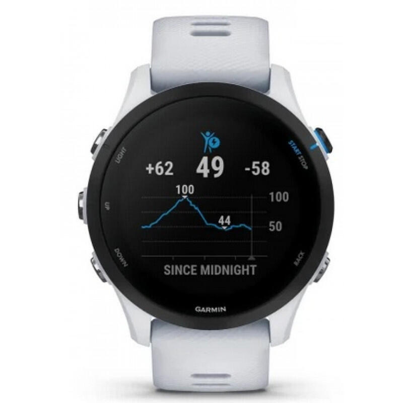 Garmin Forerunner 255 Music Running Sports Watch Whitestone Refurbished 3/6