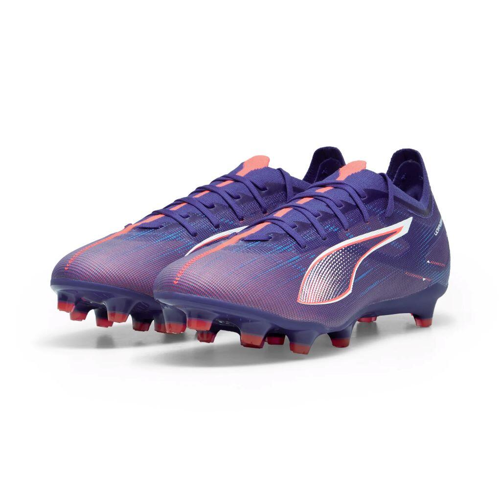 Puma - Chaussures De Football Puma Ultra Pro Fg Lapis, Violet, Hommes - Chaussures De Sport - Blanc|bleu - 45 - Decathlon