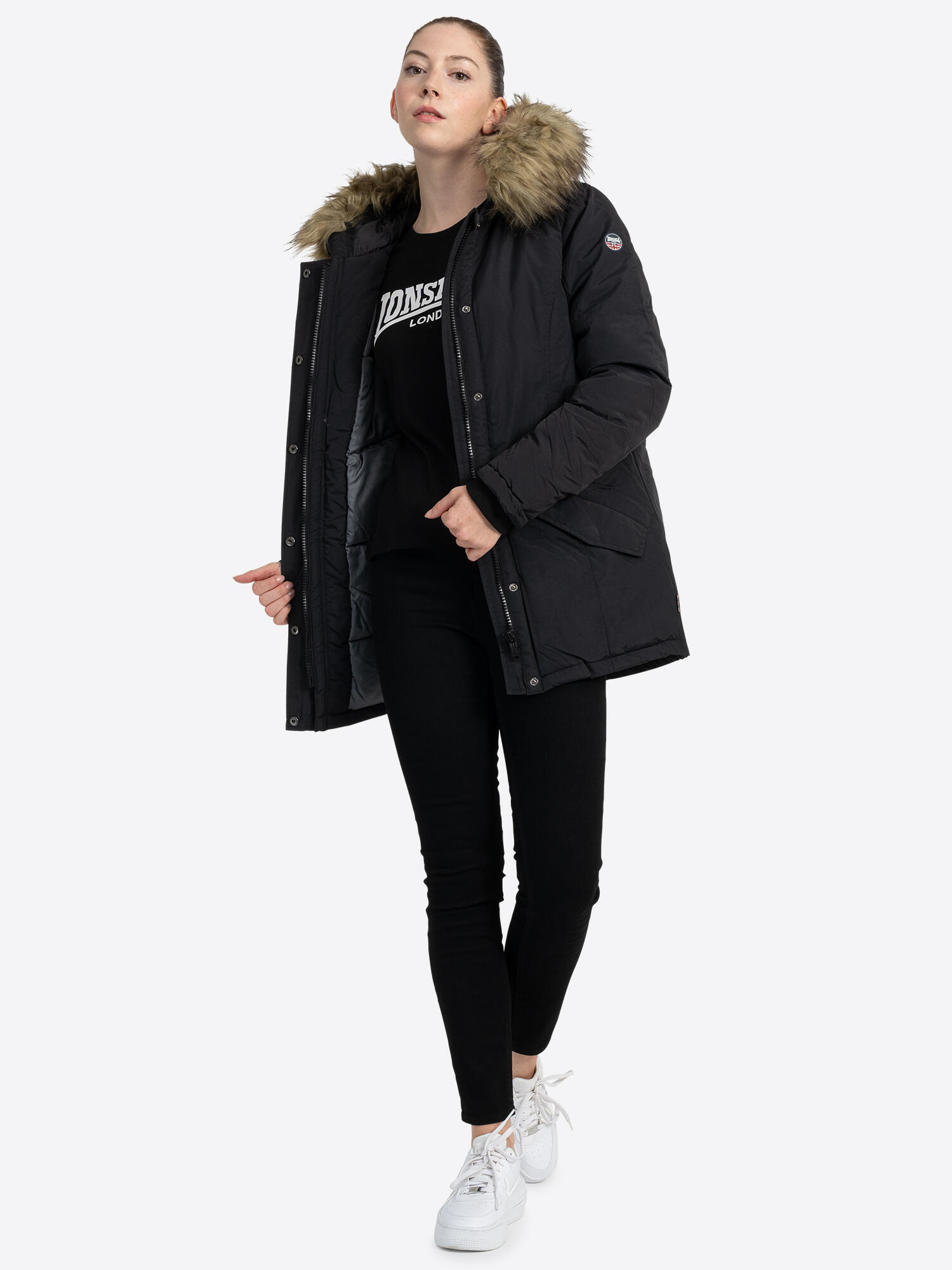 LONSDALE Dames winterjas met capuchon KIMMERIDGE 3/7