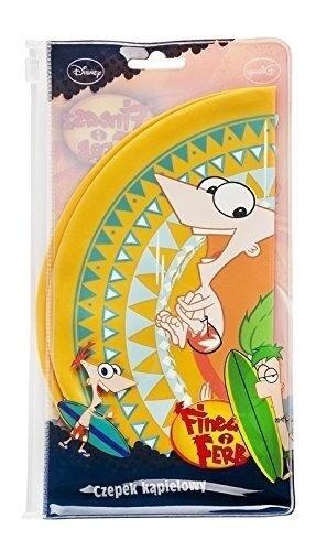 Czepek pływacki na basen uniwersalny Disney Fineasz i Ferb