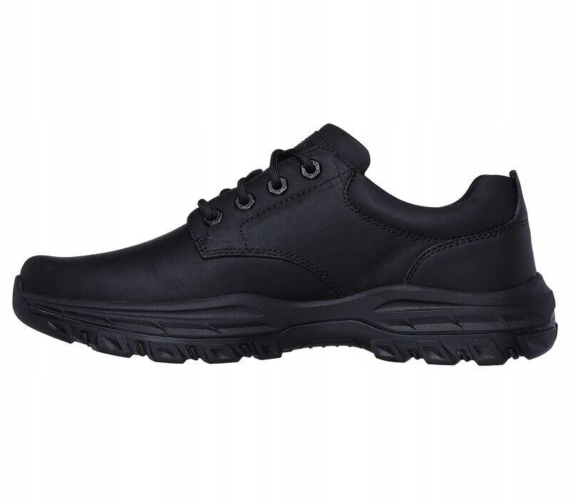 Buty męskie SKECHERS RELAXED FIT czarne 204920-BBK skórzane 42 5/5