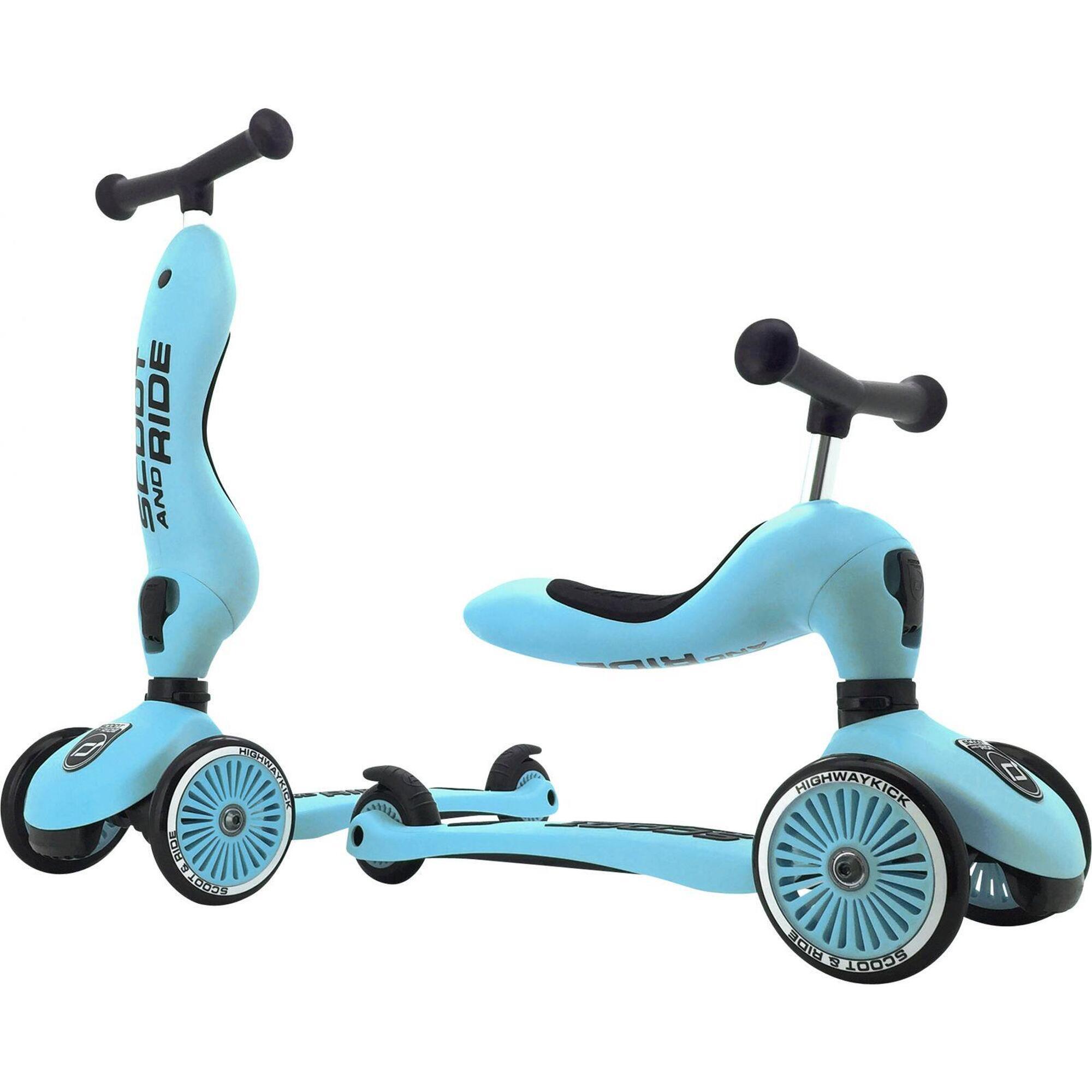 Jeździk i Hulajnoga Scootandride 2W1 Blueberry Highwaykick 1