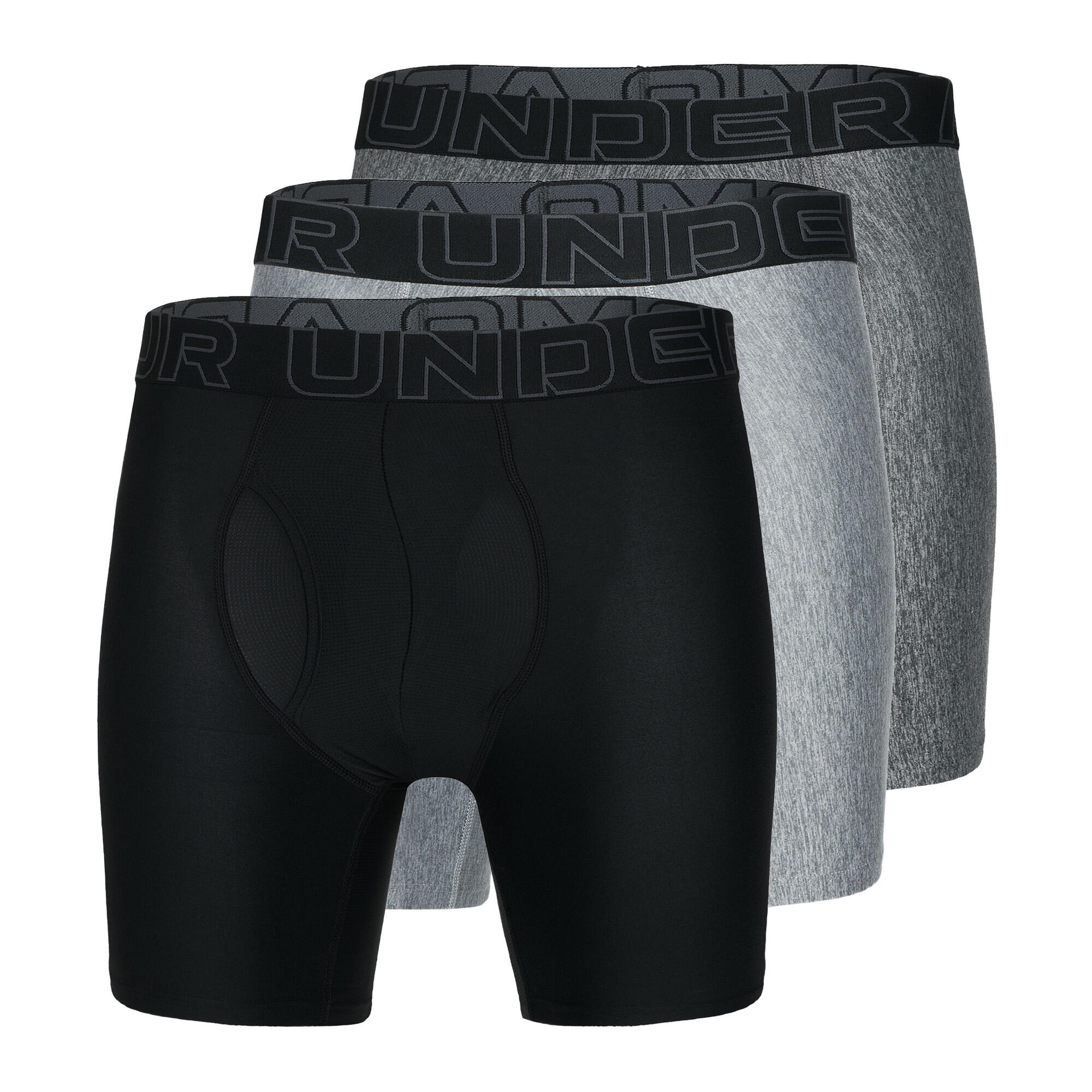 Boxeri pentru bărbați, pachet de 3 Under Armourperf Tech 6in Mix Mix