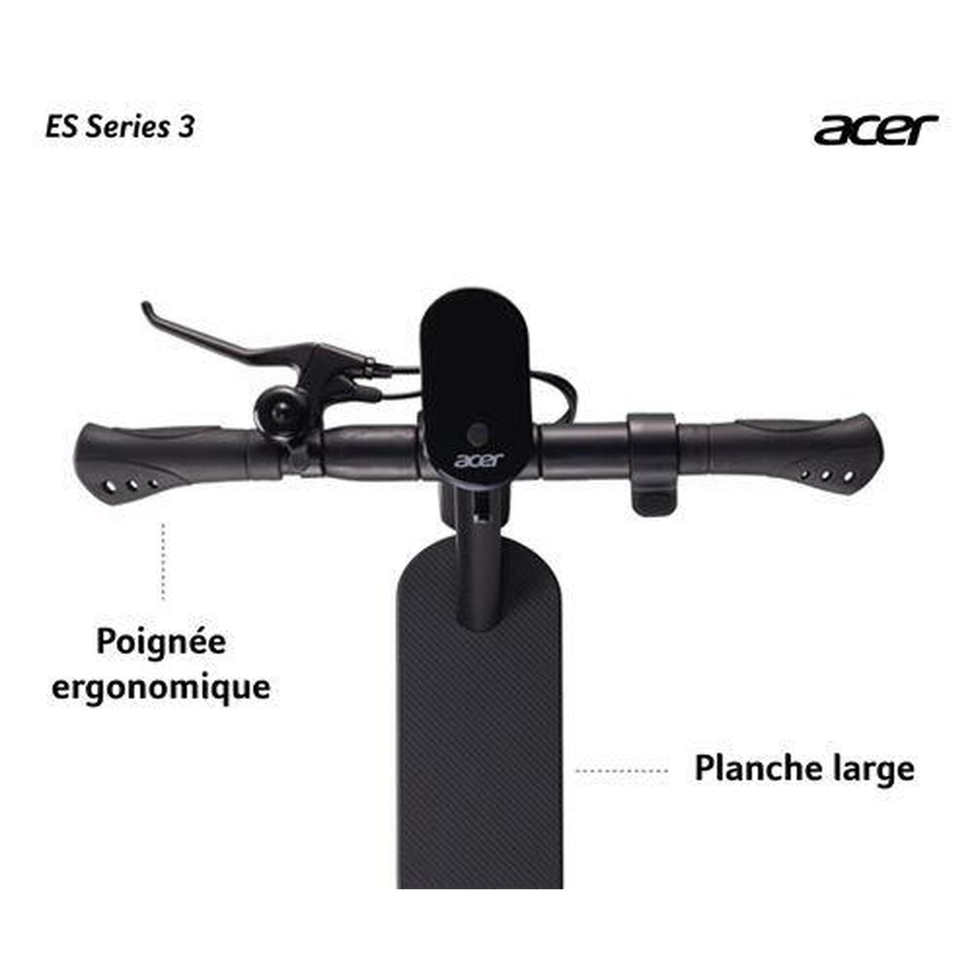 Acer ES Series 3 Trottinette Électrique,  Autonomie 25km, Vitesse Maximale 25km