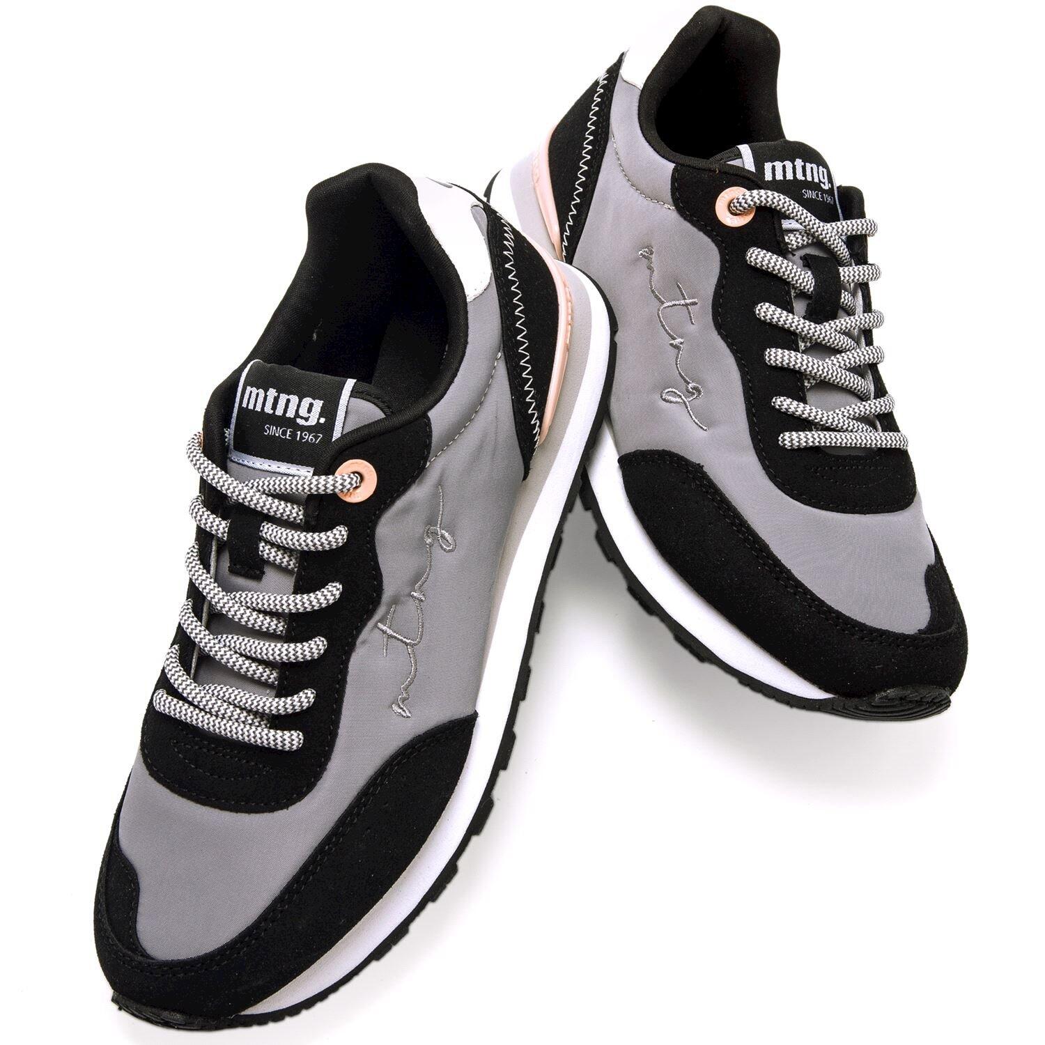 Zapatillas Caminar Mujer MTNG Joggo Negro 6/7