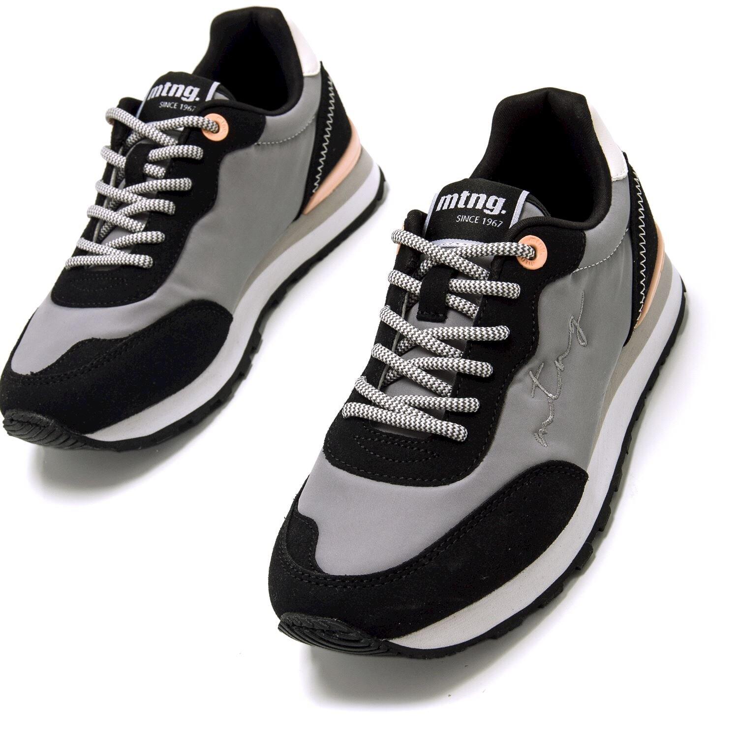 Zapatillas Caminar Mujer MTNG Joggo Negro 2/7