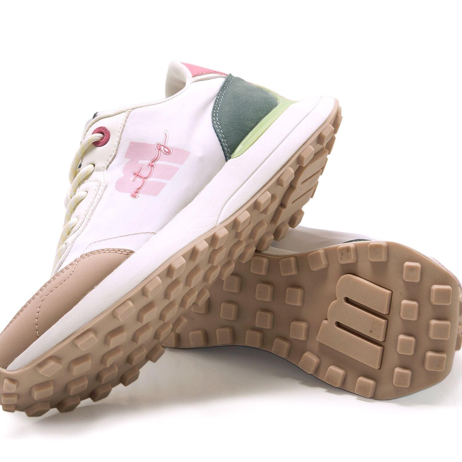 Sneakers femme MTNG Zinc blanc 4/7