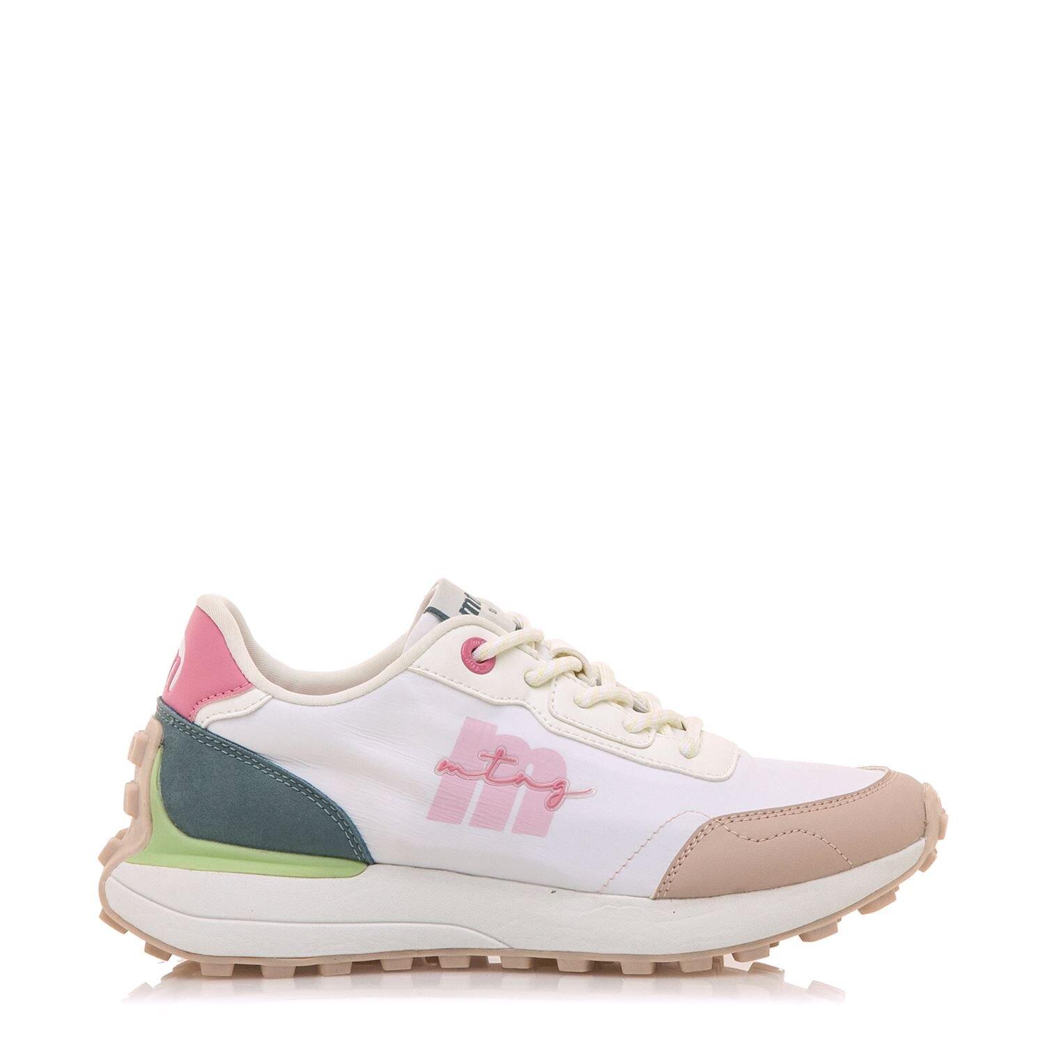 Mtng - Sneakers Femme Mtng Zinc Blanc - Baskets - Blanc|rose|rouge - 40 - Decathlon