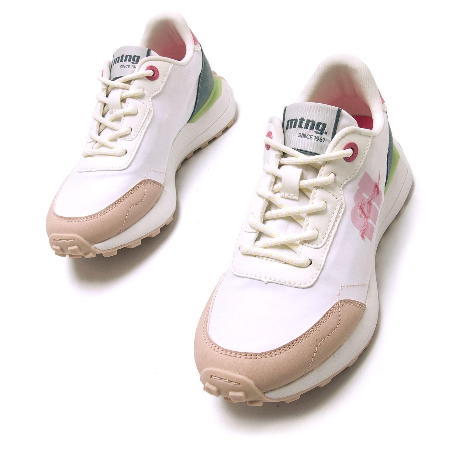 Sneakers femme MTNG Zinc blanc 2/7
