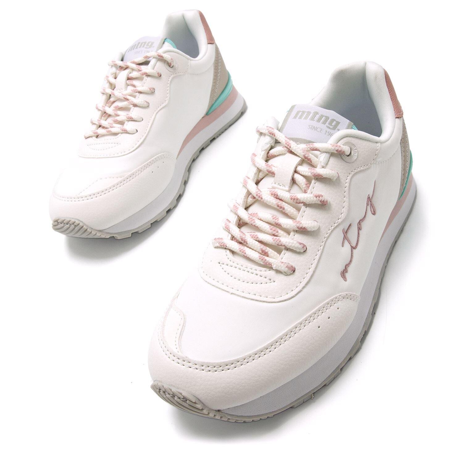 Zapatillas caminar Mujer MTNG Joggo Blanco 2/6