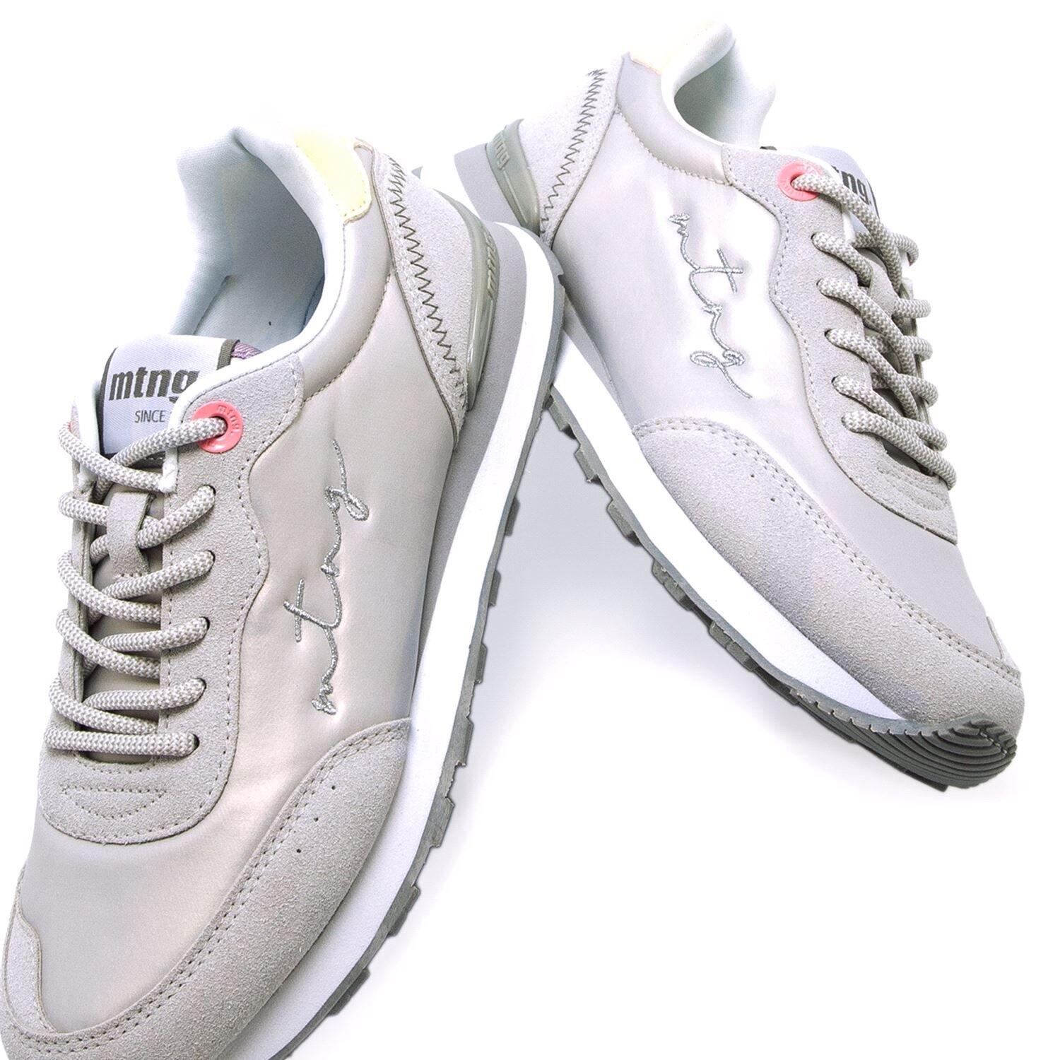 Sneakers femme MTNG Joggo argent 6/7