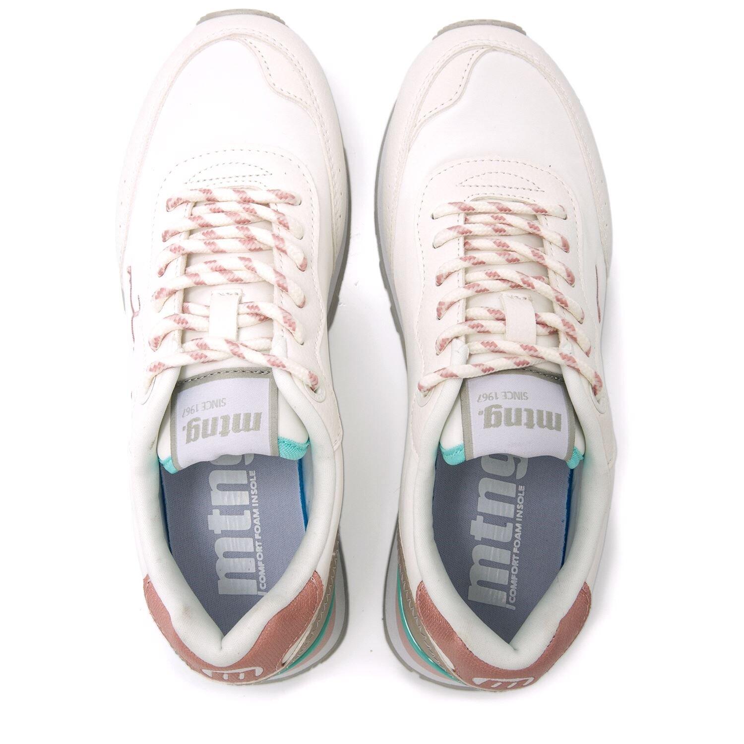 Zapatillas caminar Mujer MTNG Joggo Blanco 4/6