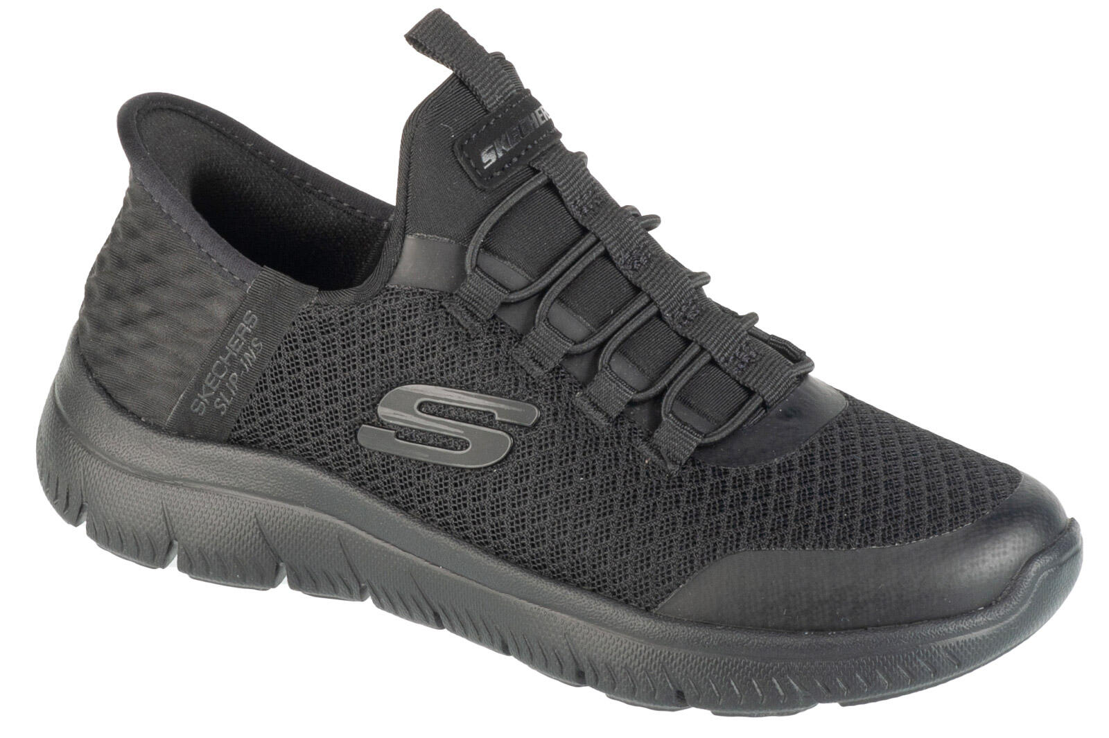 Chaussures Enfants Skechers Slipins Summits Range noir 1/4