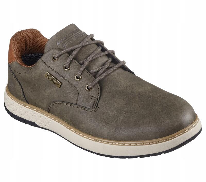 Sapatos Skechers Homem Garlan - Pryor Verde 5/5