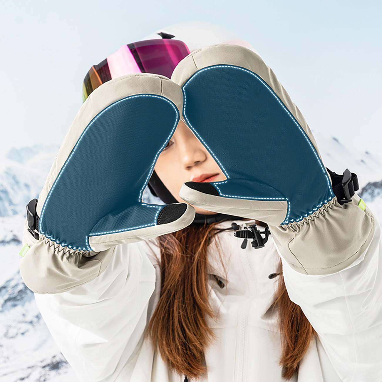 Gants de ski pleine longueur Qunature 4/5