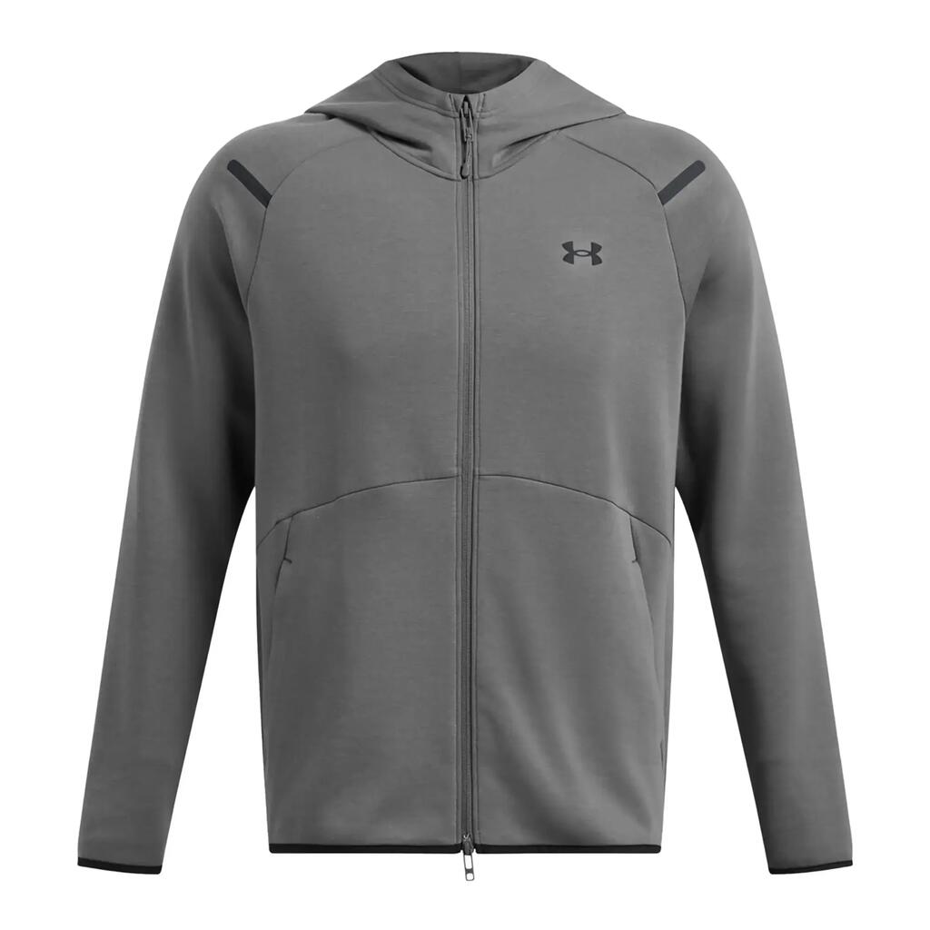 Mens Unstoppable Full Zip Hoodie (White Castlerock)