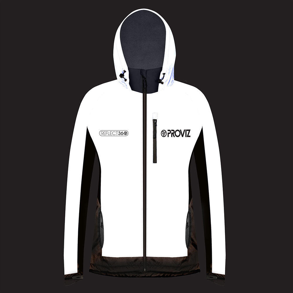 Proviz Women's REFLECT360 Fleece-Lined Reflective Waterproof Outdoor Jacket 3/6