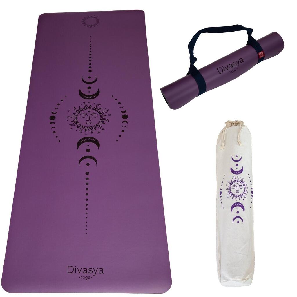 Non-Slip Yoga Mat | Pure Rubber Base & Japanese PU Surface | 8 Colors & Designs