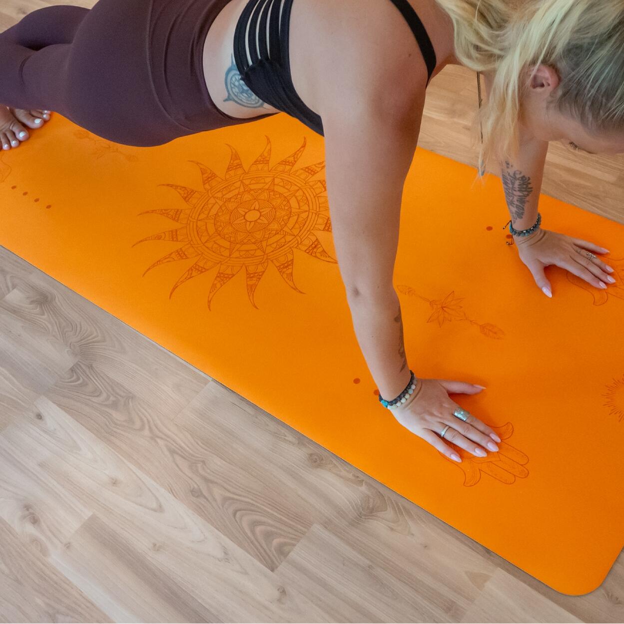Antislip yogamat | natuurlijk rubber & Japanse Eco-PU | 8 kleuren & designs 2/7