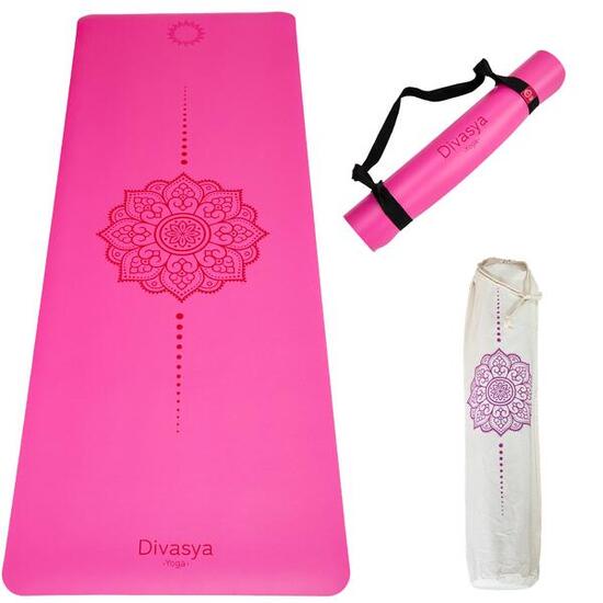Yogamatte rutschfest | Naturkautschuk & japanisches PU | 8 Farben & Designs