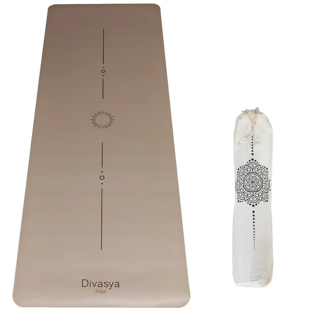 Non-Slip Yoga Mat | Pure Rubber Base & Japanese PU Surface | 8 Colors & Designs