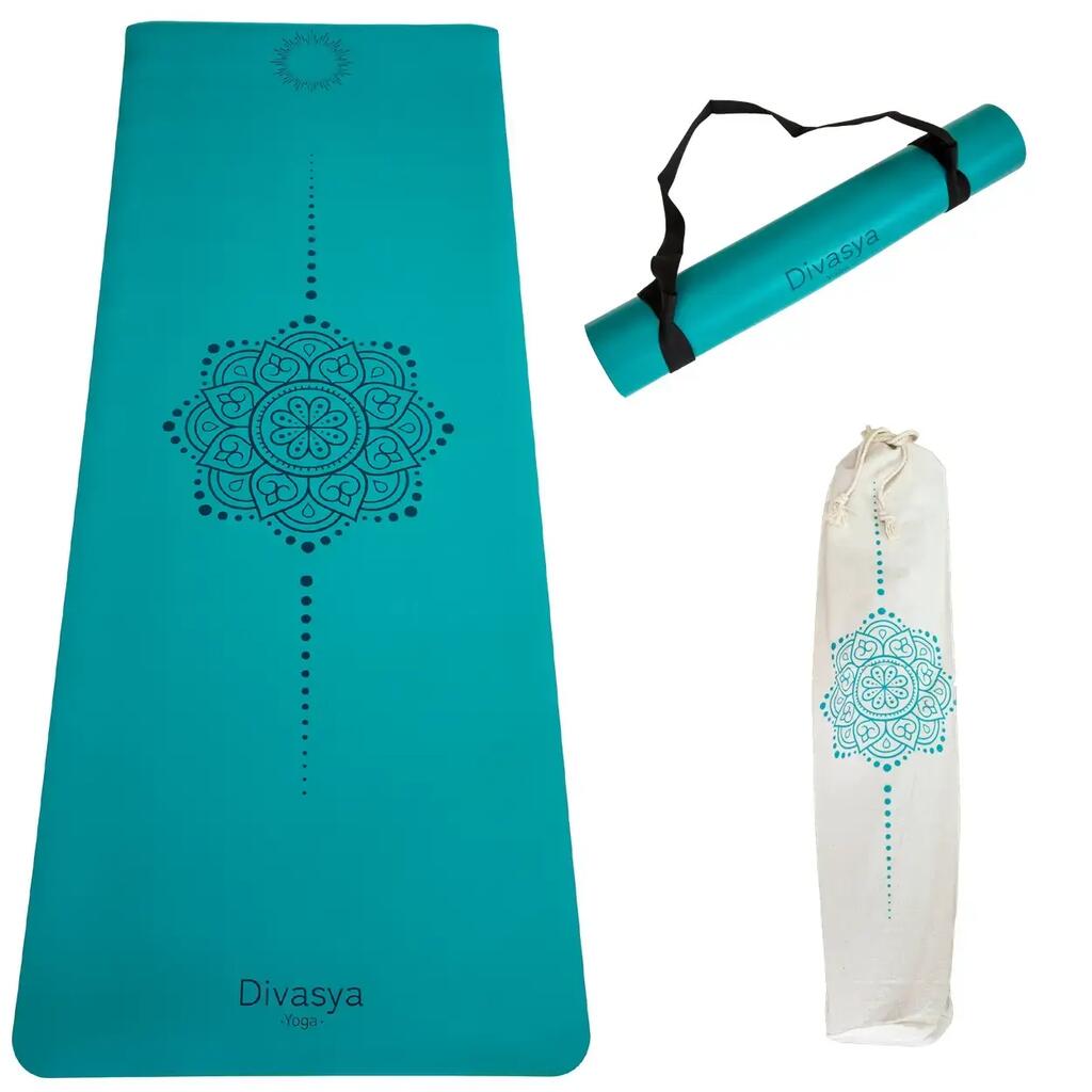 Non-Slip Yoga Mat | Pure Rubber Base & Japanese PU Surface | 8 Colors & Designs