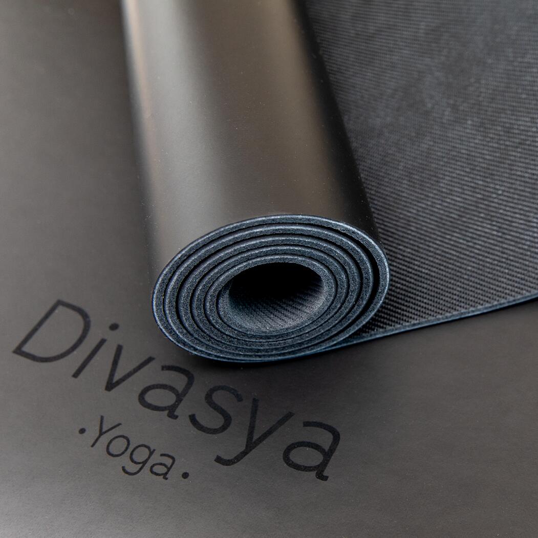 Esterilla de yoga antideslizante, caucho natural y EcoPU japonés, 8 yoga diseños 2/7