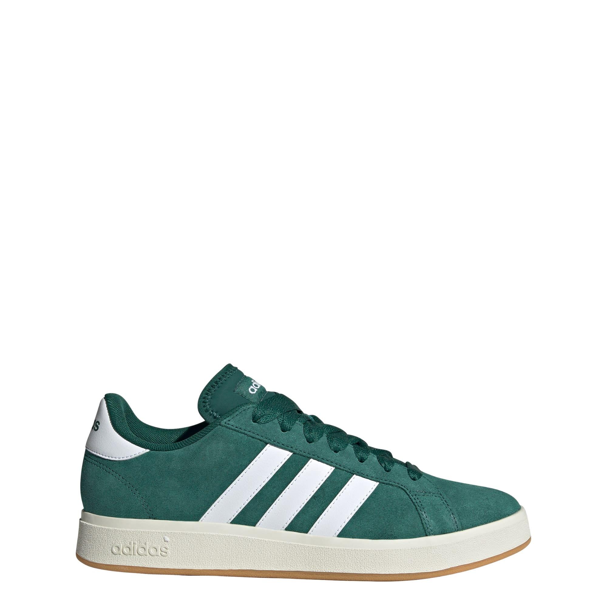 Adidas - Chaussure Grand Court Base 00s - Chaussures De Sport - Blanc|marron|vert - 36 - Decathlon