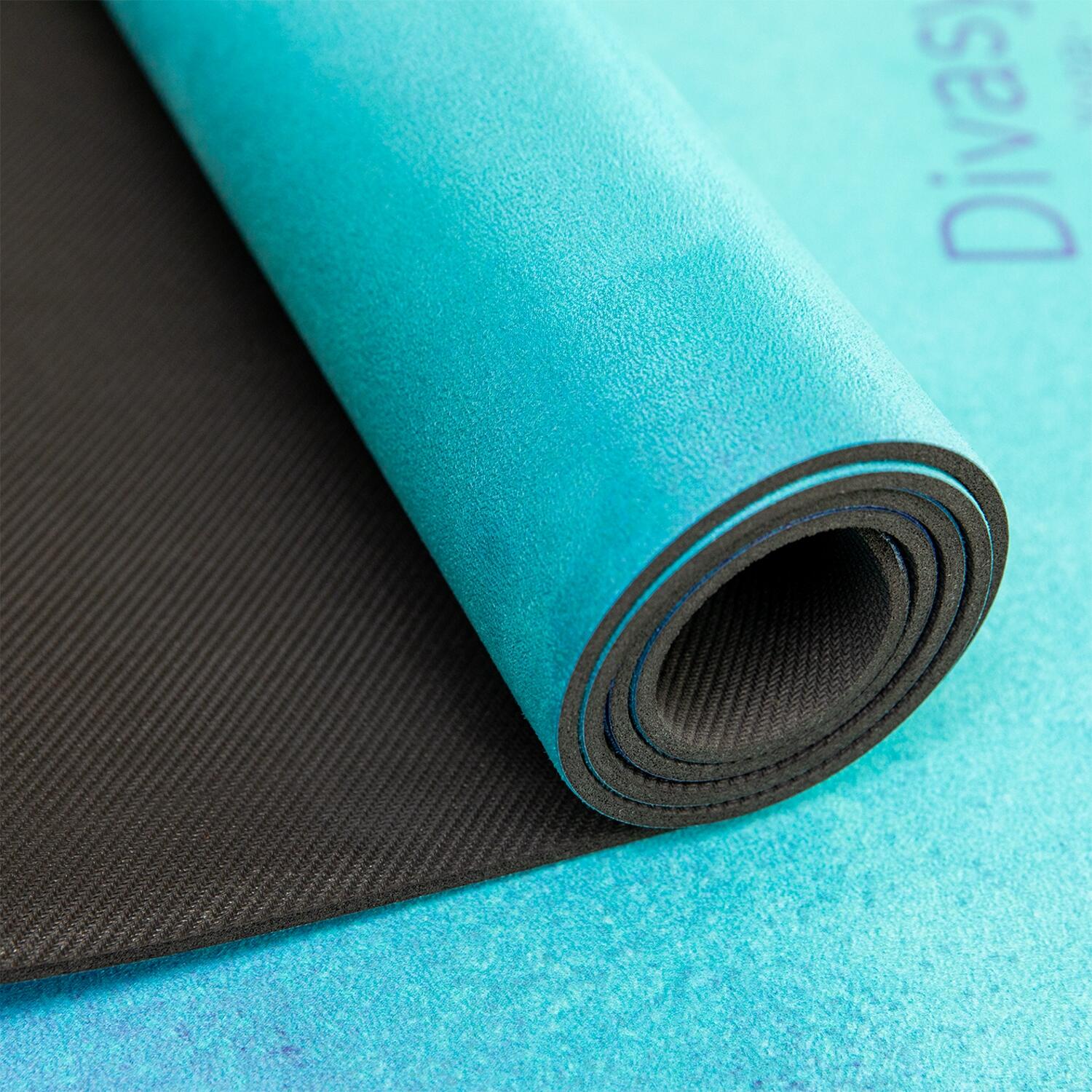 Tappetino yoga in microfibra riciclata e gomma naturale | in 3 colori e design 2/7