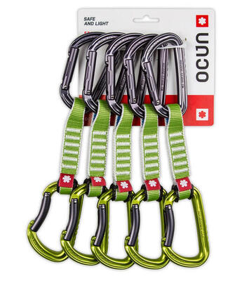 Set van 5 karabijnhaken ocun falcon qd zoom pa