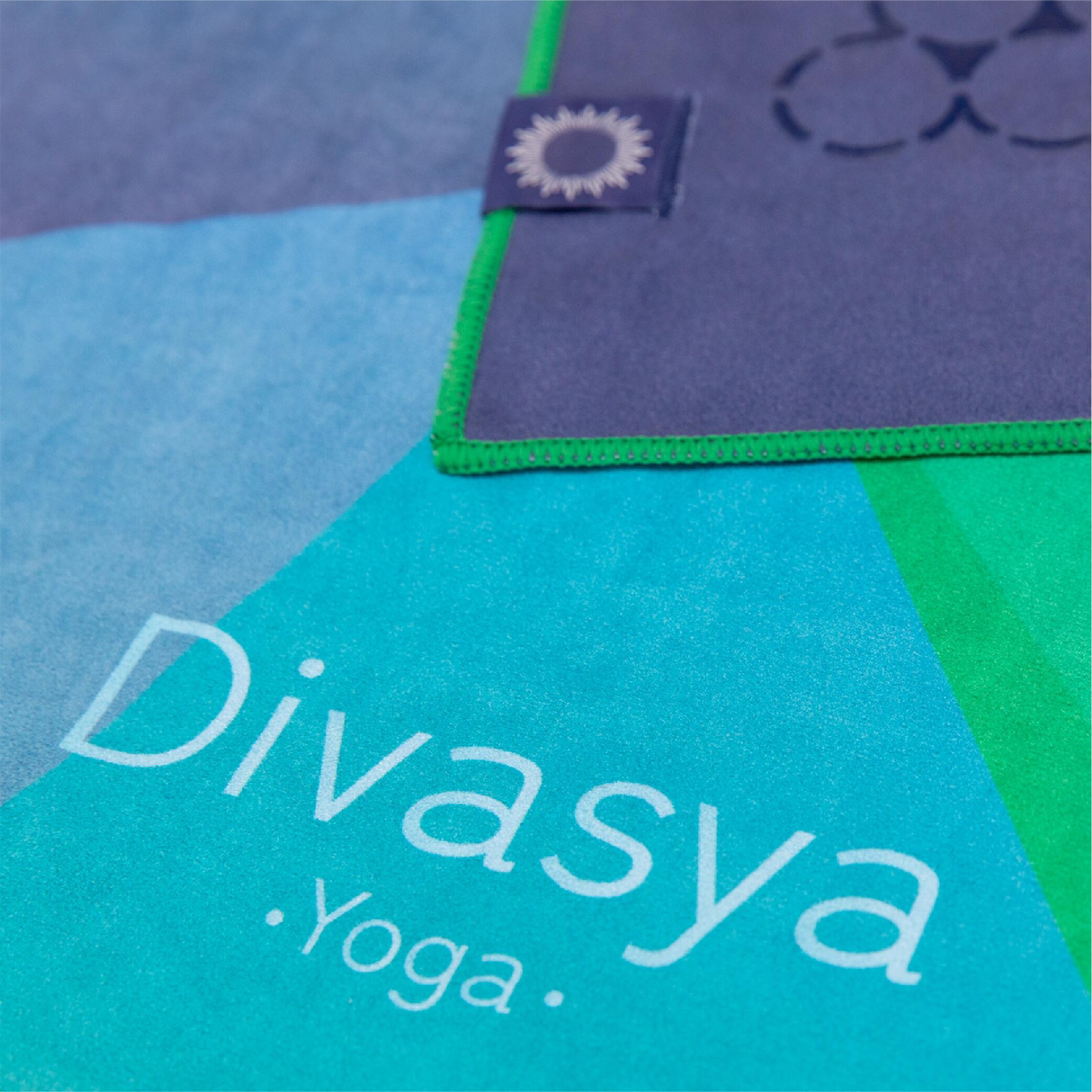 Set di asciugamani da yoga: antiscivolo grazie alla struttura in silicone 2/7