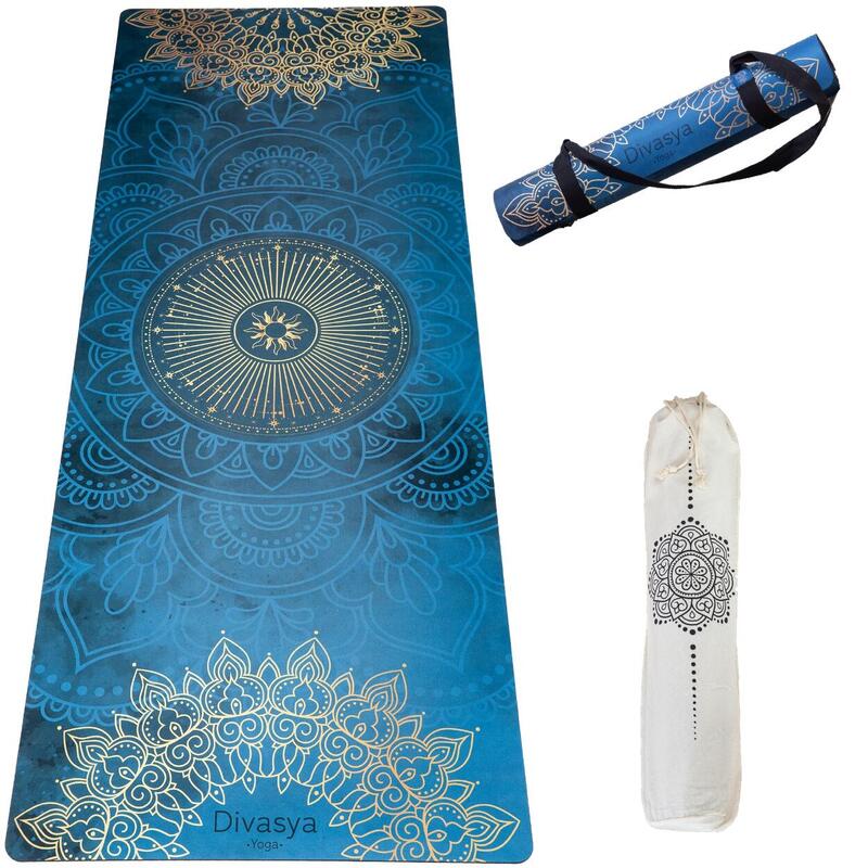Tapis de yoga en microfibre recyclés et caoutchouc natural | 3 modèles de yoga