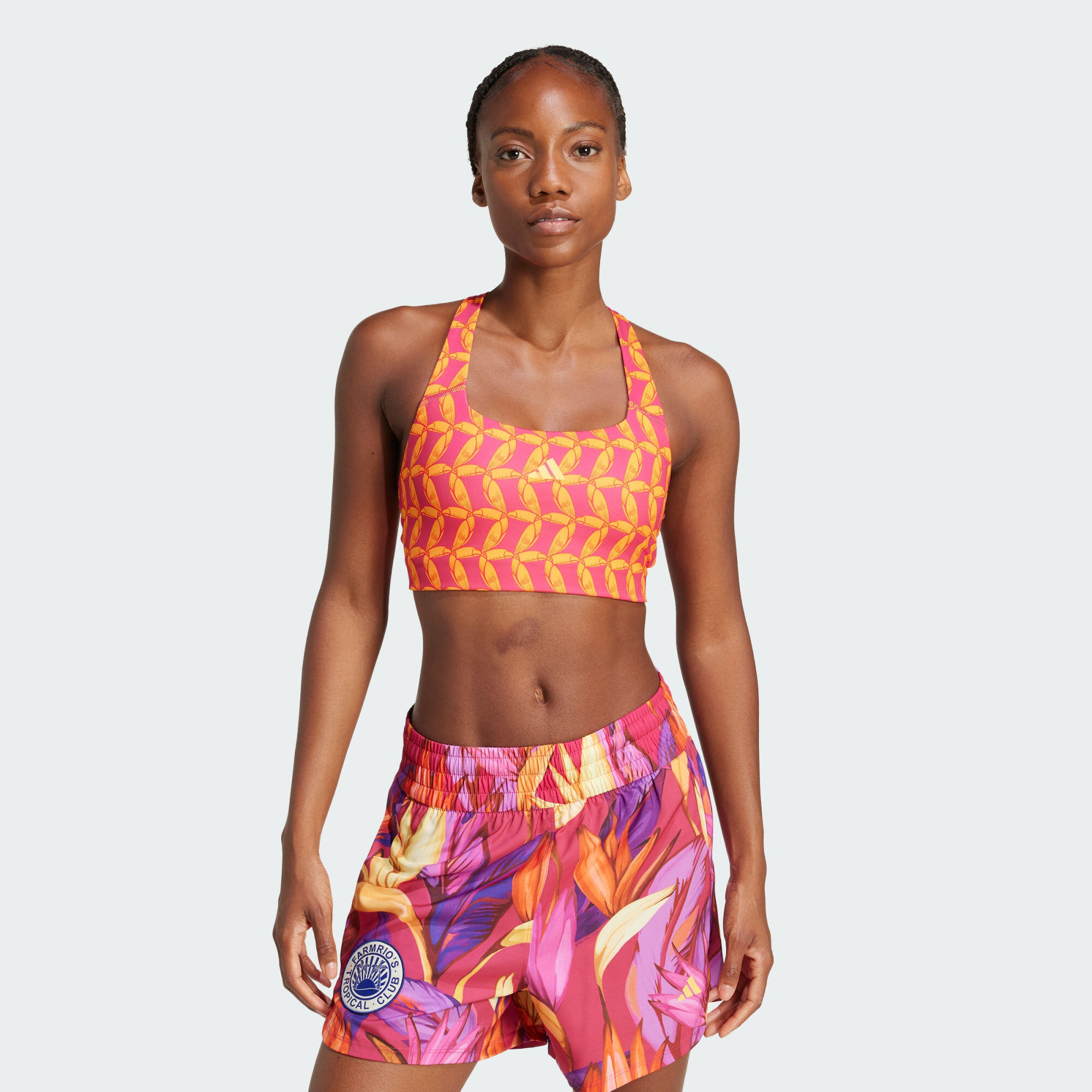 ADIDAS Podprsenka adidas x FARM Rio Medium-Support