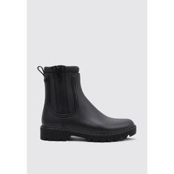Bottines de pluie Igor W10300 Femme, noir, doublure textile