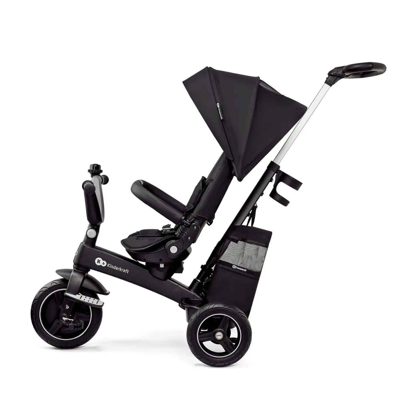 TRICICLETA KINDERKRAFT EASYTWIST, BLACK 6/14