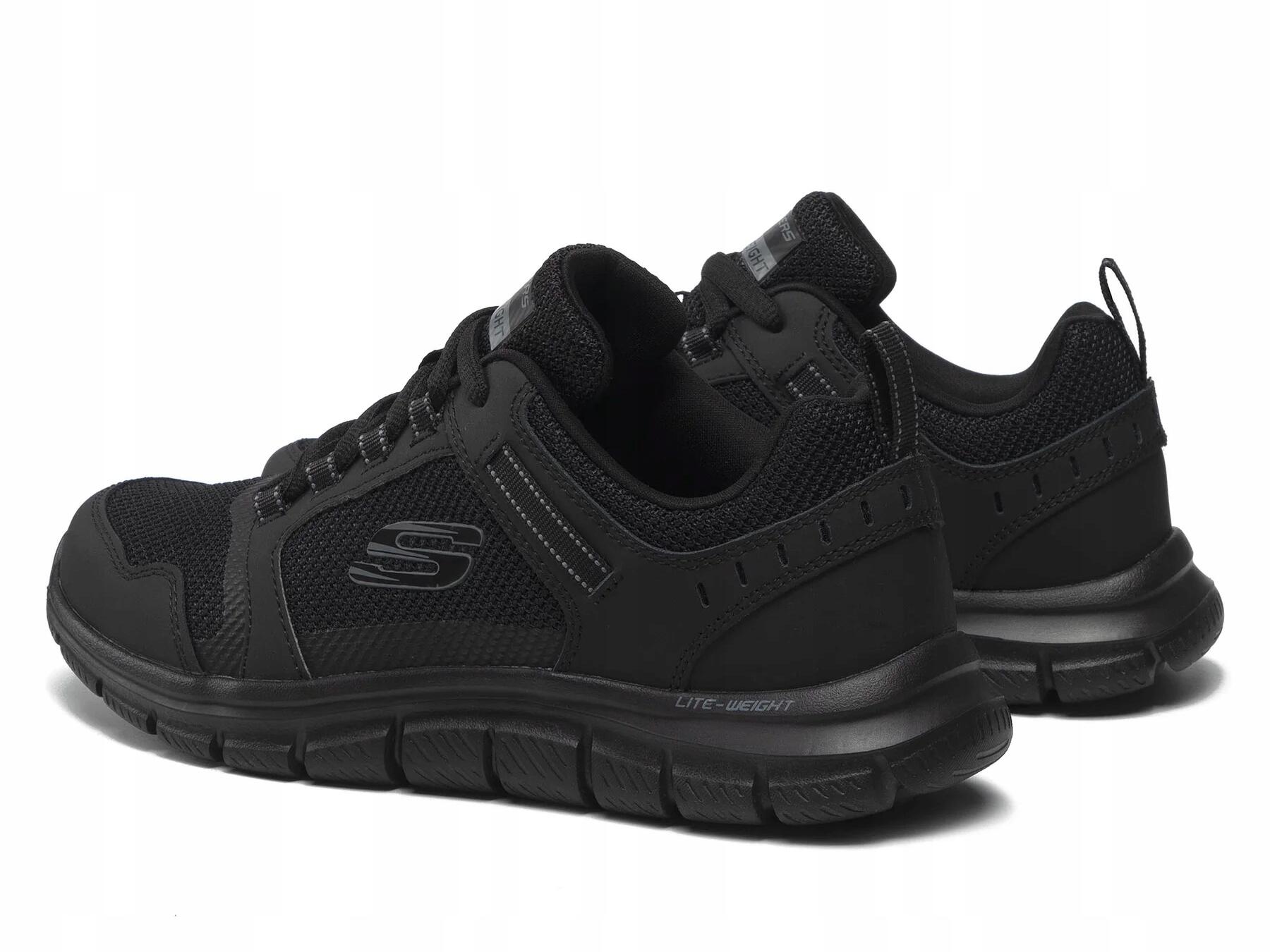 BUTY męskie SKECHERS TRACK 232001-BBK czarne 41,5 5/7
