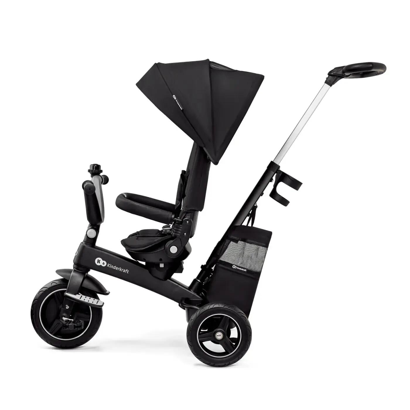 TRICICLETA KINDERKRAFT EASYTWIST, BLACK 5/14