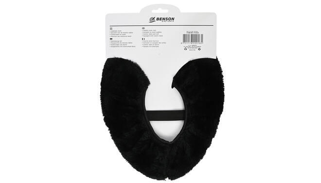 Funda de sillín de bicicleta de pelo negro - Bicicleta urbana 5/5