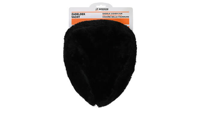 Funda de sillín de bicicleta de pelo negro - Bicicleta urbana 4/5