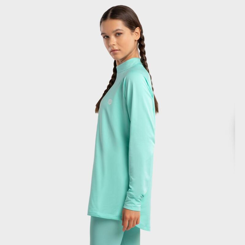 Dames Wintersport thermisch ondershirt SLUSH-W Turquoise Siroko Turquoise