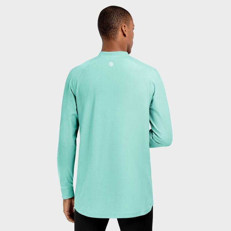 Heren Wintersport thermisch ondershirt SLUSH Turquoise Siroko Turquoise