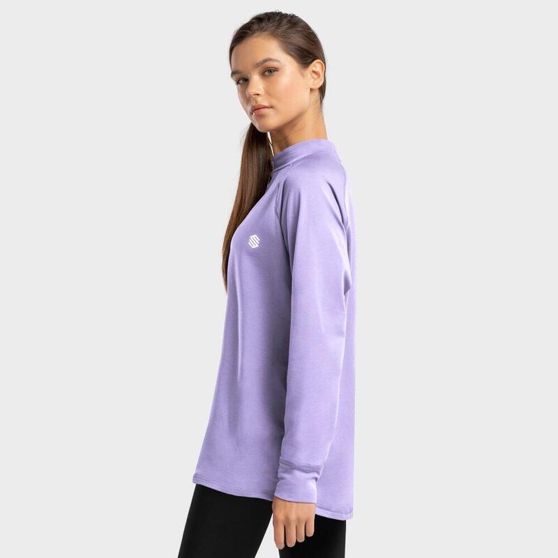 Dames Wintersport thermisch ondershirt SLUSH-W Violet Siroko Lavendel