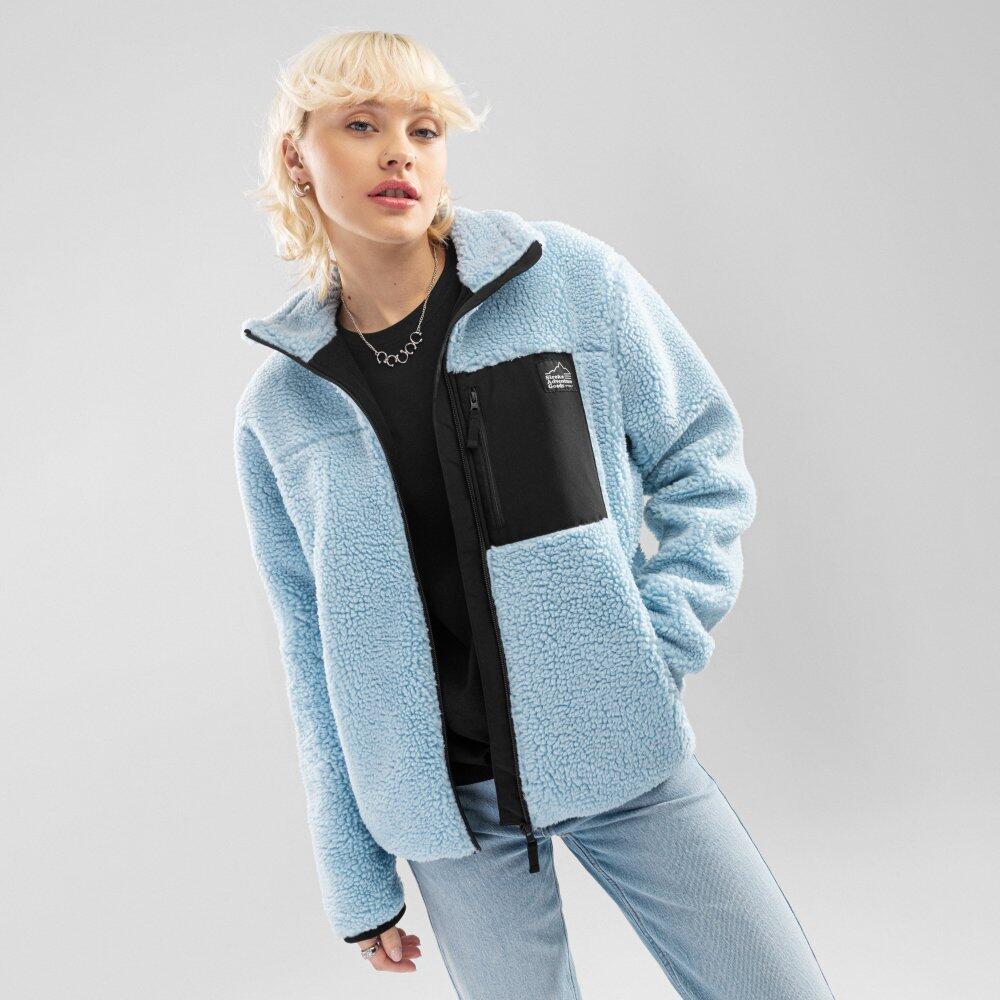 SIROKO Damen Lifestyle sherpajacke für Azure-W Siroko Blau