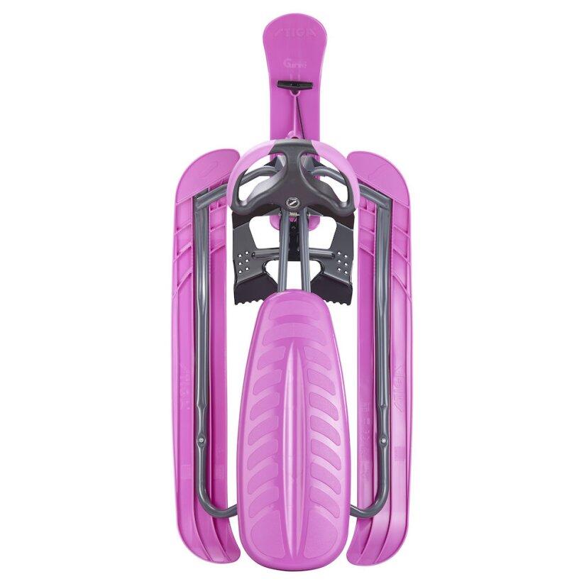 Slee Snowracer Curve Graphite Grey/Pink 5/7