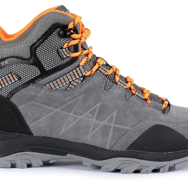 Trespass Caelan Men's Waterproof Hiking Shoes Grey, EVA Sole