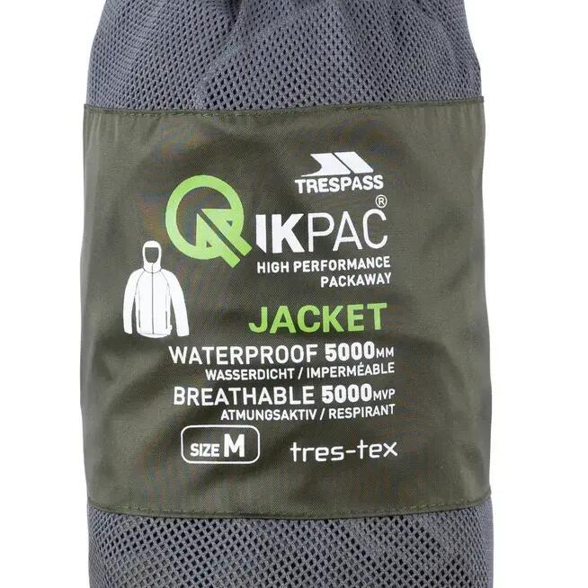 Trespass QIKPAC X Unisex Shell Jacket