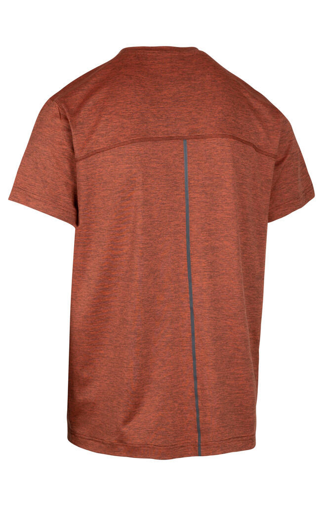 DLX MensT-Shirt Doyle - Activewear Marled Stripe Quick Dry Top