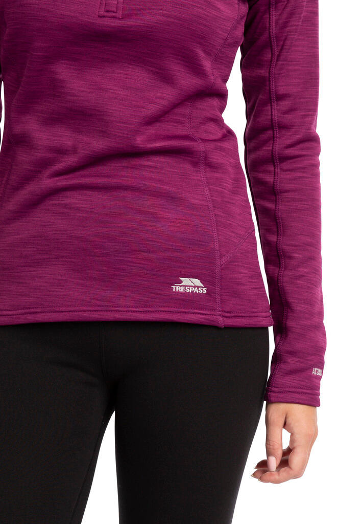 Trespass FAIRFORD Pile donna — Rosso 3/4