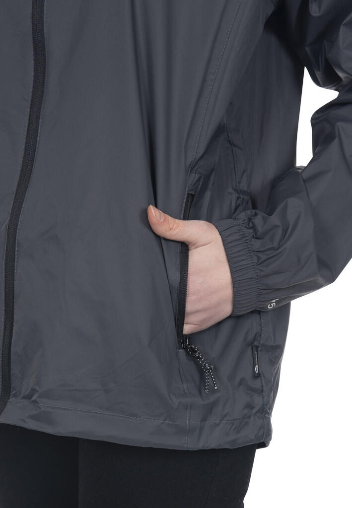Chaqueta impermeable con capucha y cremallera Trespass Qikpac 4/7